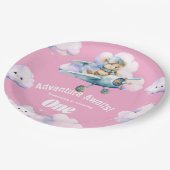 Teddy's Sky-High Soiree:最初の誕生日 ペーパープレート (アングル)