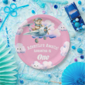 Teddy's Sky-High Soiree：最初の誕生日 ペーパープレート (パーティー)