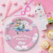Teddy's Sky-High Soiree：最初の誕生日 ペーパープレート (パーティー)