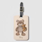 Teddytasche ラゲッジタグ (正面縦)