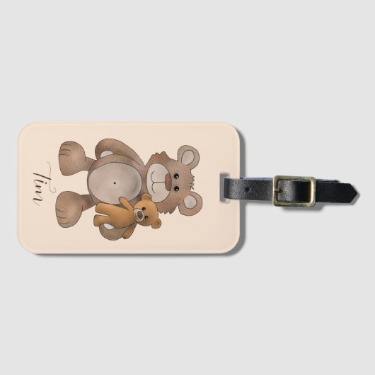 Teddytasche ラゲッジタグ (正面横)