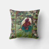 Tedious Duck Photo Mosaic, Cushion クッション (裏面)