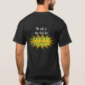 Tedium Black大尉 Tシャツ (裏面)
