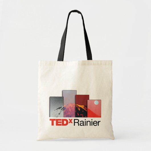 TEDxの雨のトートバック トートバッグ (正面)