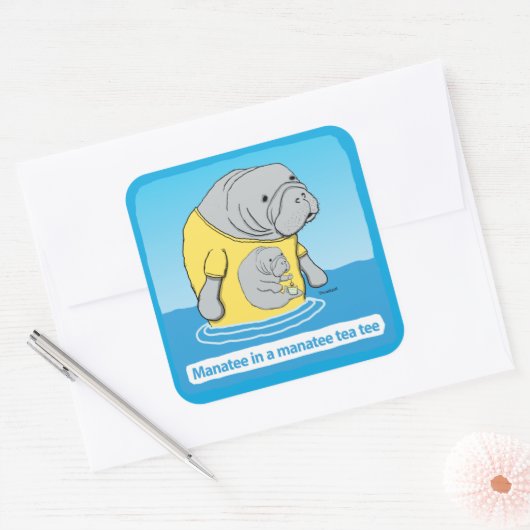 Teeおもしろいの管理者 スクエアシール (封筒)