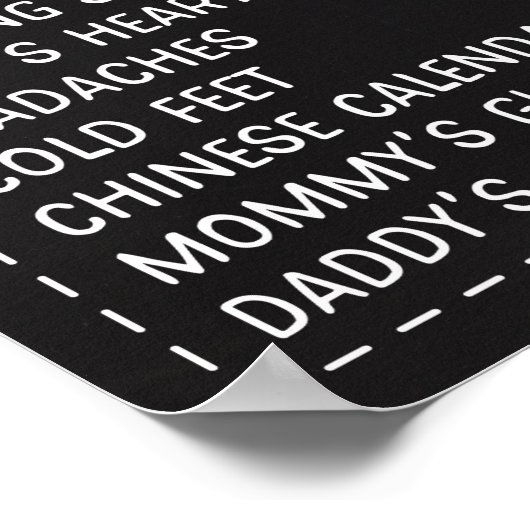 Teeまたはティアラ性別が旧妻の物語の記号を明らかにする ポスター (角)