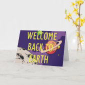 TEEようこそ地球に戻る カード (黄色い花)