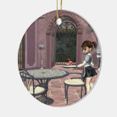 TEEウェイトレスの姿勢 セラミックオーナメント (左)