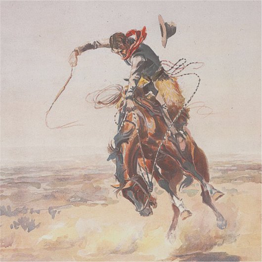 TEEカウボーイライフ シール (正面)