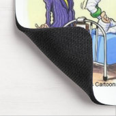 Teeカー恋しく思ドとギフトをおもしろい働かせる口実 マウスパッド (コーナー)