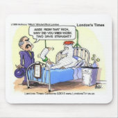 Teeカー恋しく思ドとギフトをおもしろい働かせる口実 マウスパッド (正面)