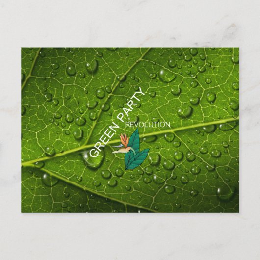 TEEグリーンパーティー ポストカード (正面)