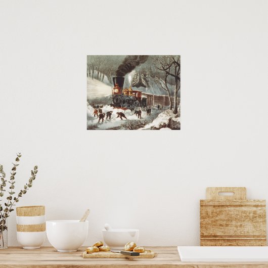 TEEスノートレイン ポスター (キッチン)