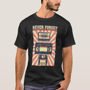 Teeビデ忘れオカセットFD Vhs Tシャツ