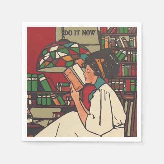 TEEブックワーム スタンダードカクテルナプキン (正面)