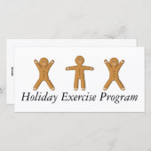 TEEホリデーエクササイズプログラム シーズンカード (正面/裏面)