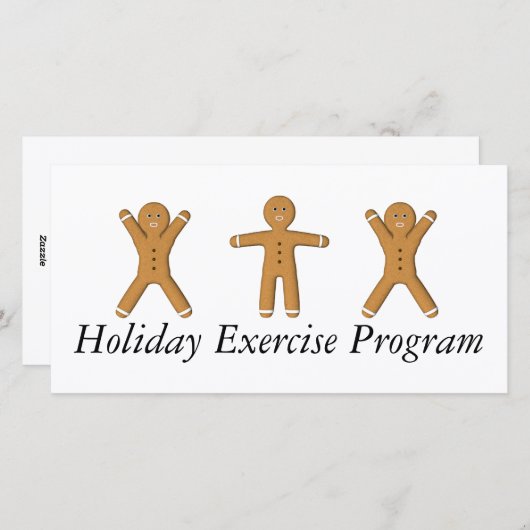 TEEホリデーエクササイズプログラム シーズンカード (正面/裏面)