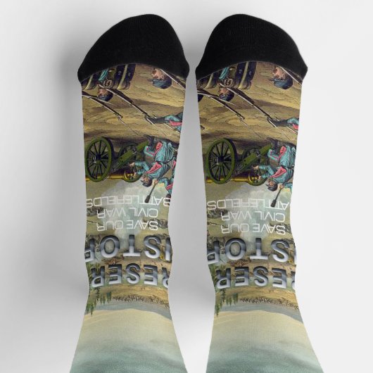 TEE内戦の戦場の保全 ソックス (上部)