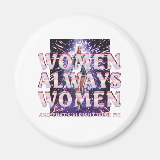 TEE女性のエンパワーメント磁石 マグネット (正面)