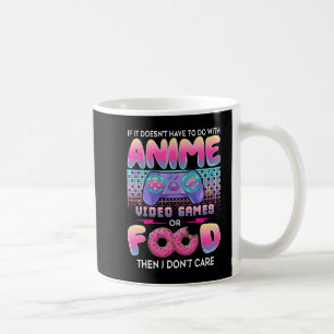 Tee用のアニメアートではない気にビデオゲームまたは食品 コーヒーマグカップ