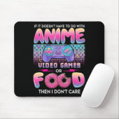 Tee用のアニメアートではない気にビデオゲームまたは食品 マウスパッド (マウス)