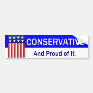 TEE誇りを持った Conservative バンパーステッカー