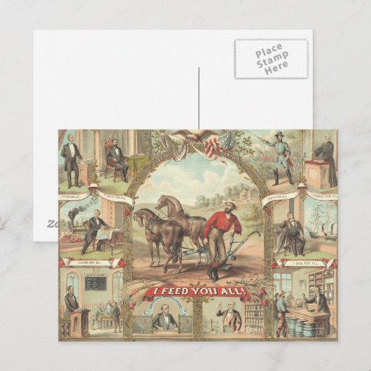 TEE農家スローガン ポストカード (正面/裏面)