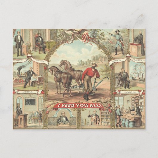 TEE農家スローガン ポストカード (正面)