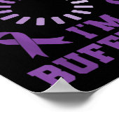 Tee インスパイア Not Stitution Im BufferingてんかんAw ポスター (角)