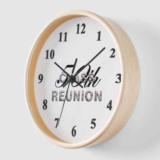 TEE 50thクラス懇親会時計 壁時計 (傾斜)