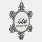 TEE 50thクラス懇親会 スノーフレークピューターオーナメント (左)