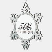 TEE 50thクラス懇親会 スノーフレークピューターオーナメント (右)