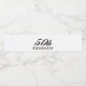 TEE 50thクラス懇親会 ペットボトルラベル (シングルラベル)