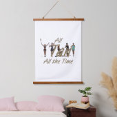 TEE All Tan All the Time 吊り下げ型タペストリー (寝室)