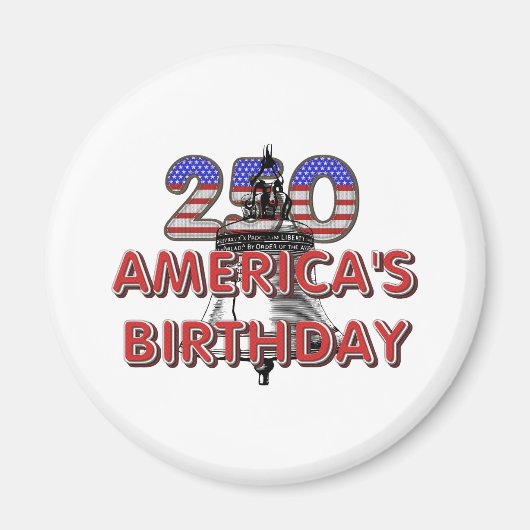 TEE America's 250th Birthday Magnets マグネット (正面)