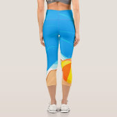 TEE Beach Born Capri Leggings カプリレギンス (裏面)
