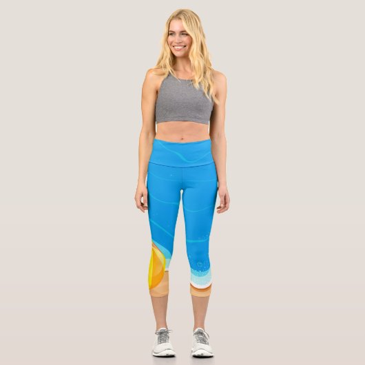 TEE Beach Born Capri Leggings カプリレギンス (正面)