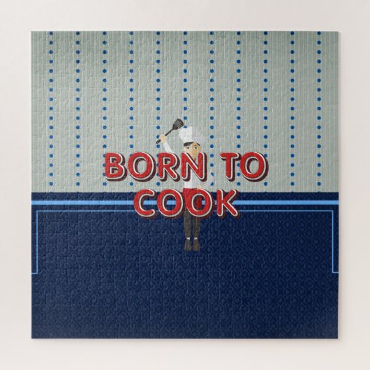 TEE Born to Cook ジグソーパズル (縦)