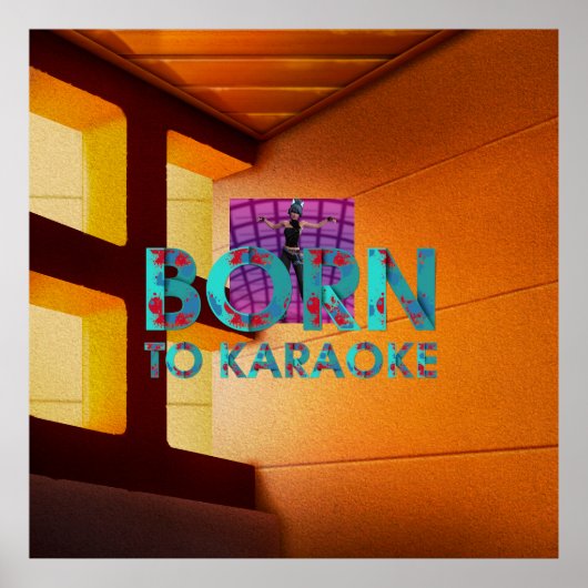 TEE Born to Karaoke ポスター (正面)