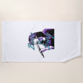 TEE Born to Sing ビーチタオル (正面)