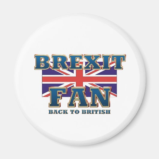 TEE Brexitファン マグネット (正面)