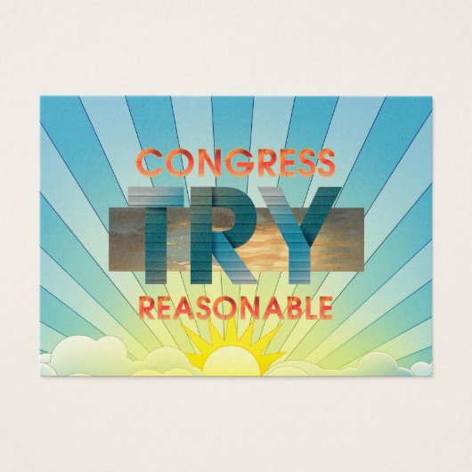 TEE Congress, Try Reasonable (正面)