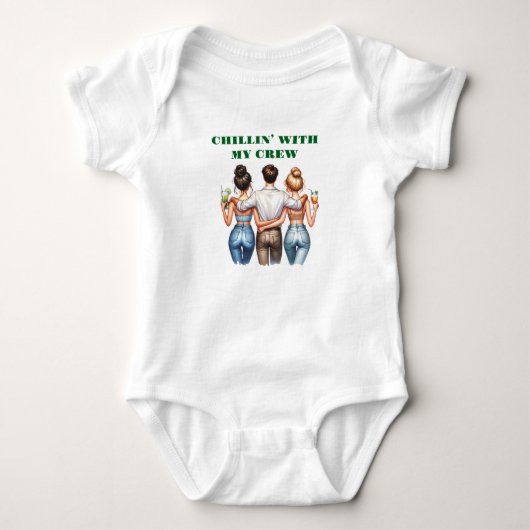 Tee for Toddler I Funny Shirt I GIft forベビー ベビーボディスーツ (正面)