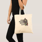 TEE Great Husband Better Life トートバッグ (正面(商品))