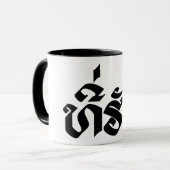 Tee-Huk /ラオス語ラオス語スクリプト マグカップ (正面左)