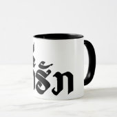 Tee-Huk /ラオス語ラオス語スクリプト マグカップ (正面右)