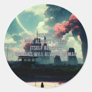 TEE Humans Always Human ラウンドシール