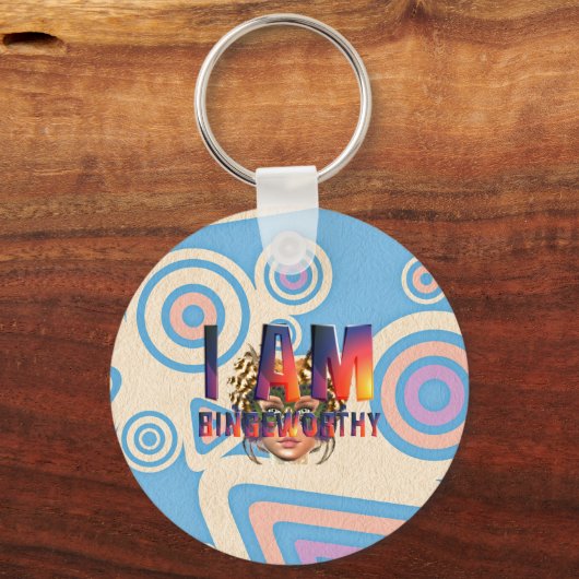 TEE I Am Bingeworthy キーホルダー (正面)
