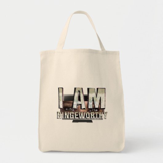 TEE I Am Bingeworthy トートバッグ (正面)