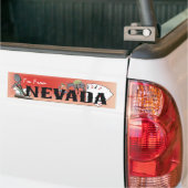 TEE I'm from Nevada バンパーステッカー (トラック上)